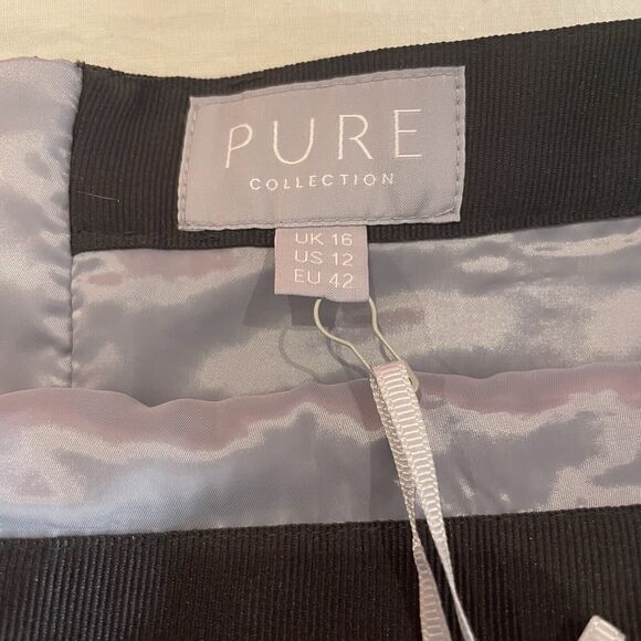 NWT PURE COLLECTION - UK 16 SILVER GREY OMBRE SEQUIN SKIRT IMMACULATE - Picture 6 of 6